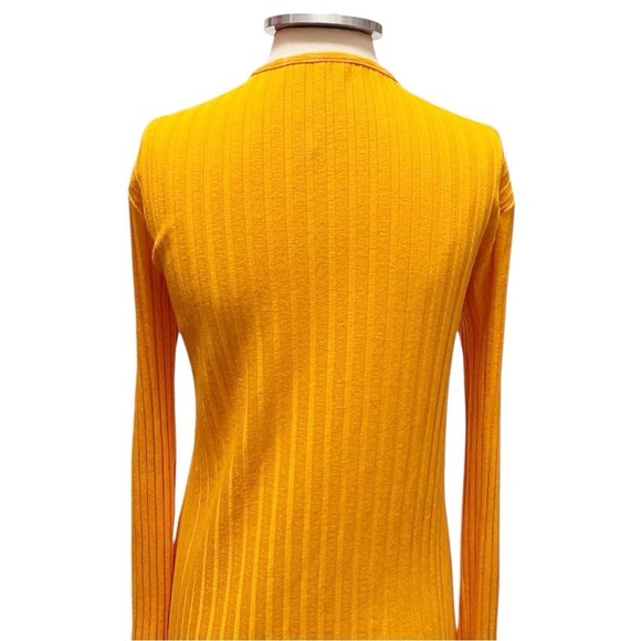 Simon Miller Limosa Ribbed Knit Midi Open Front Cardigan Sweater Size Small - Picture 7 of 11